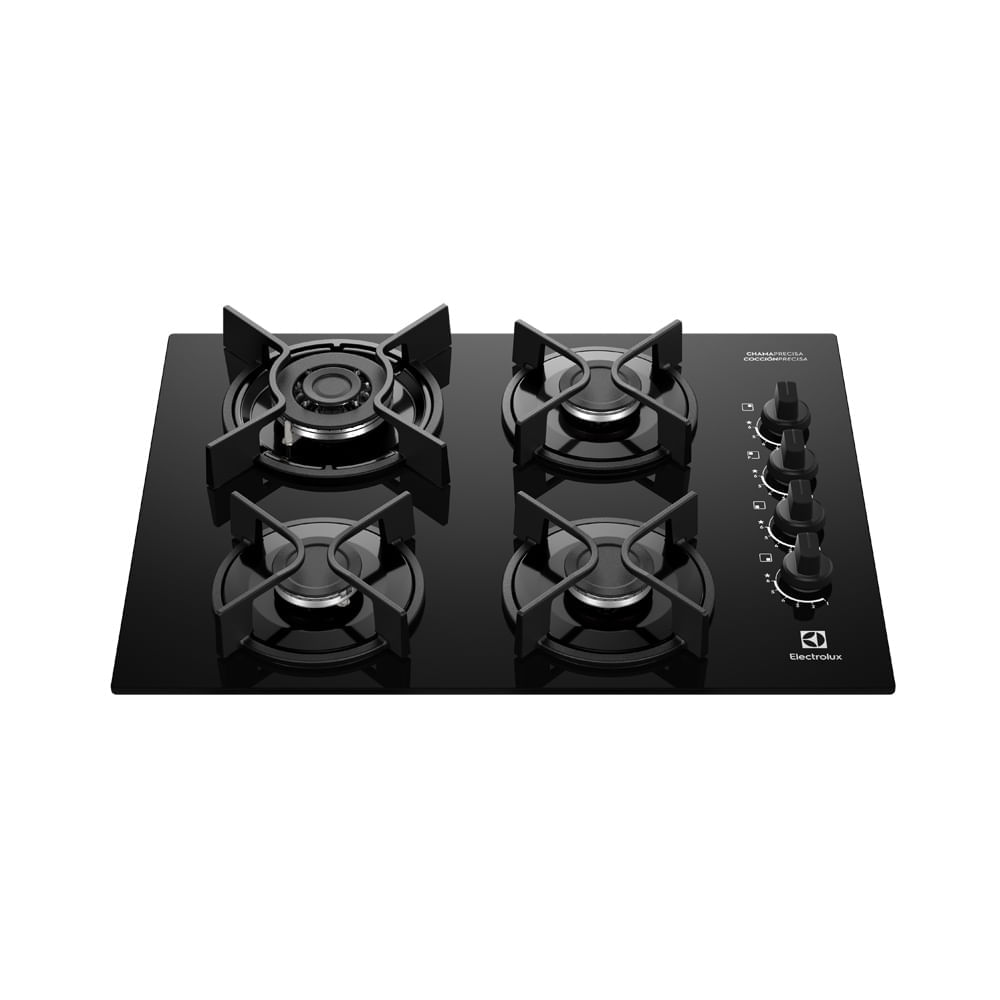 Encimera a Gas 4 hornillas 60 cm Electrolux KE4GC