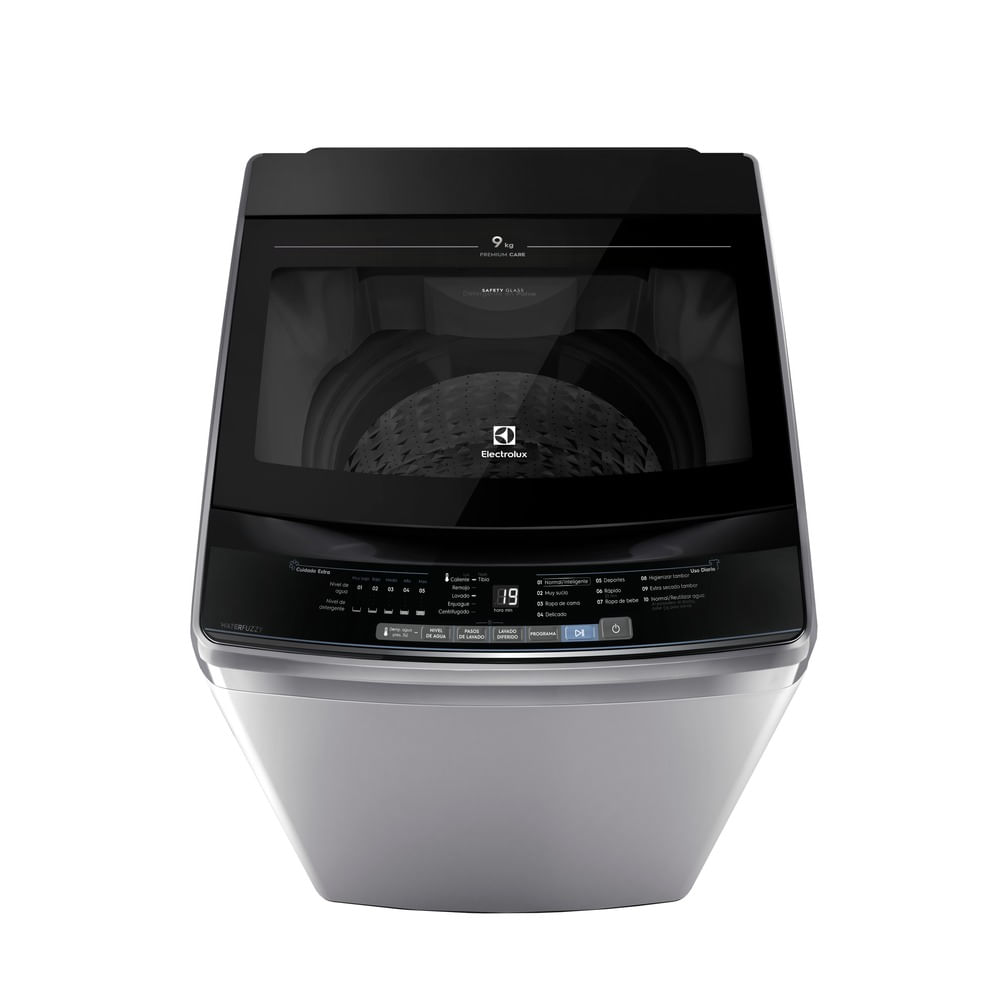 Lavadora Electrolux Carga Superior 9kg Premium Care Gris (EWIW09F2USVG)