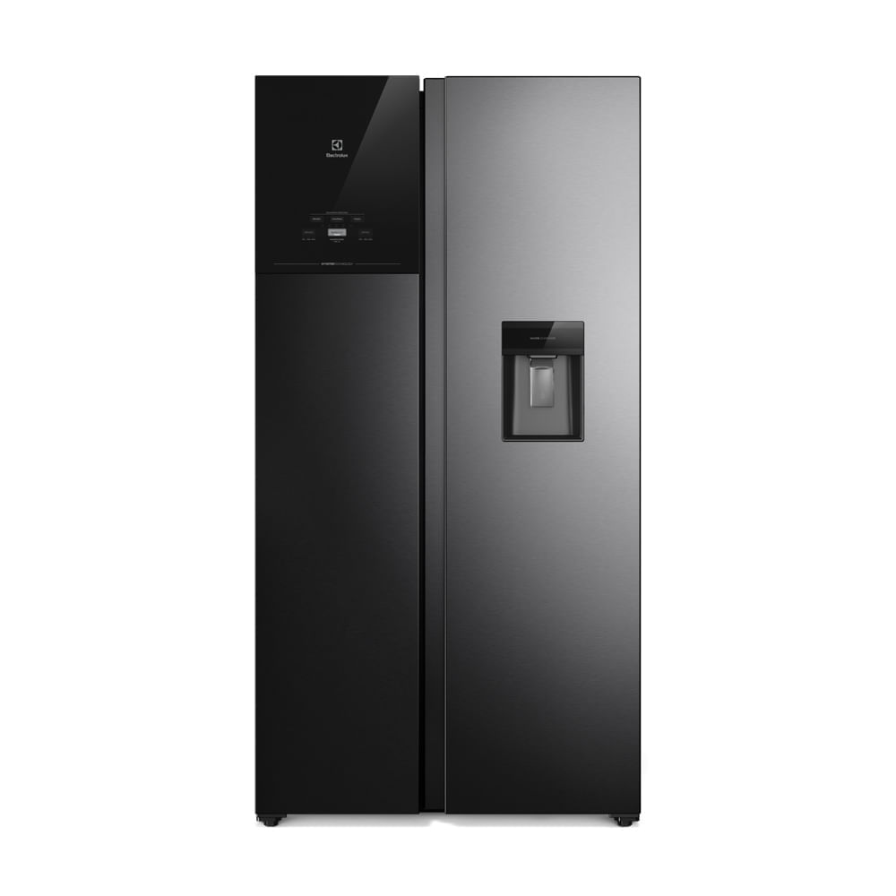 Refrigeradora Electrolux No Frost Side by Side 522L Inverter AutoSense Negra ERS53F2P5CB