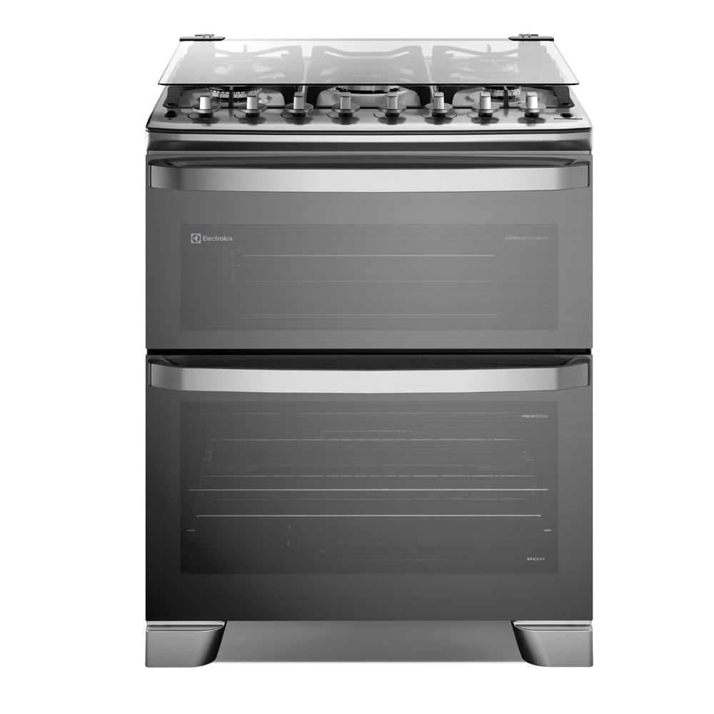 Cocina Electrolux 5 hornillas 76 cm Doble Horno F5EDG